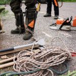 Professional arborist equipment in Brisbane